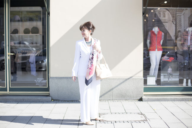 Monochromer Look in weiß