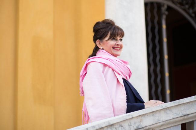 Business Look mit Rose Quartz