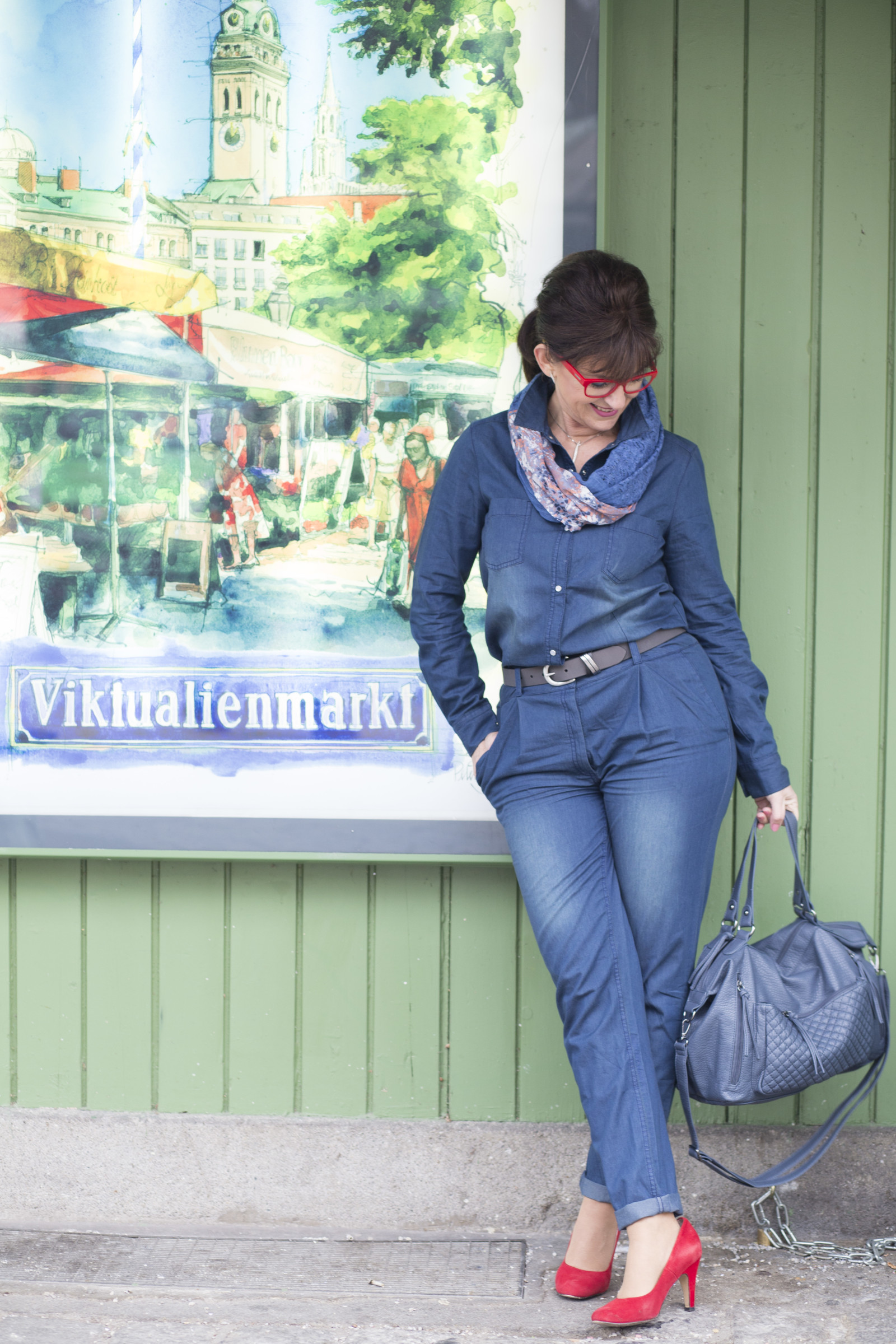 Denim Jumpsuit Helene Fischer