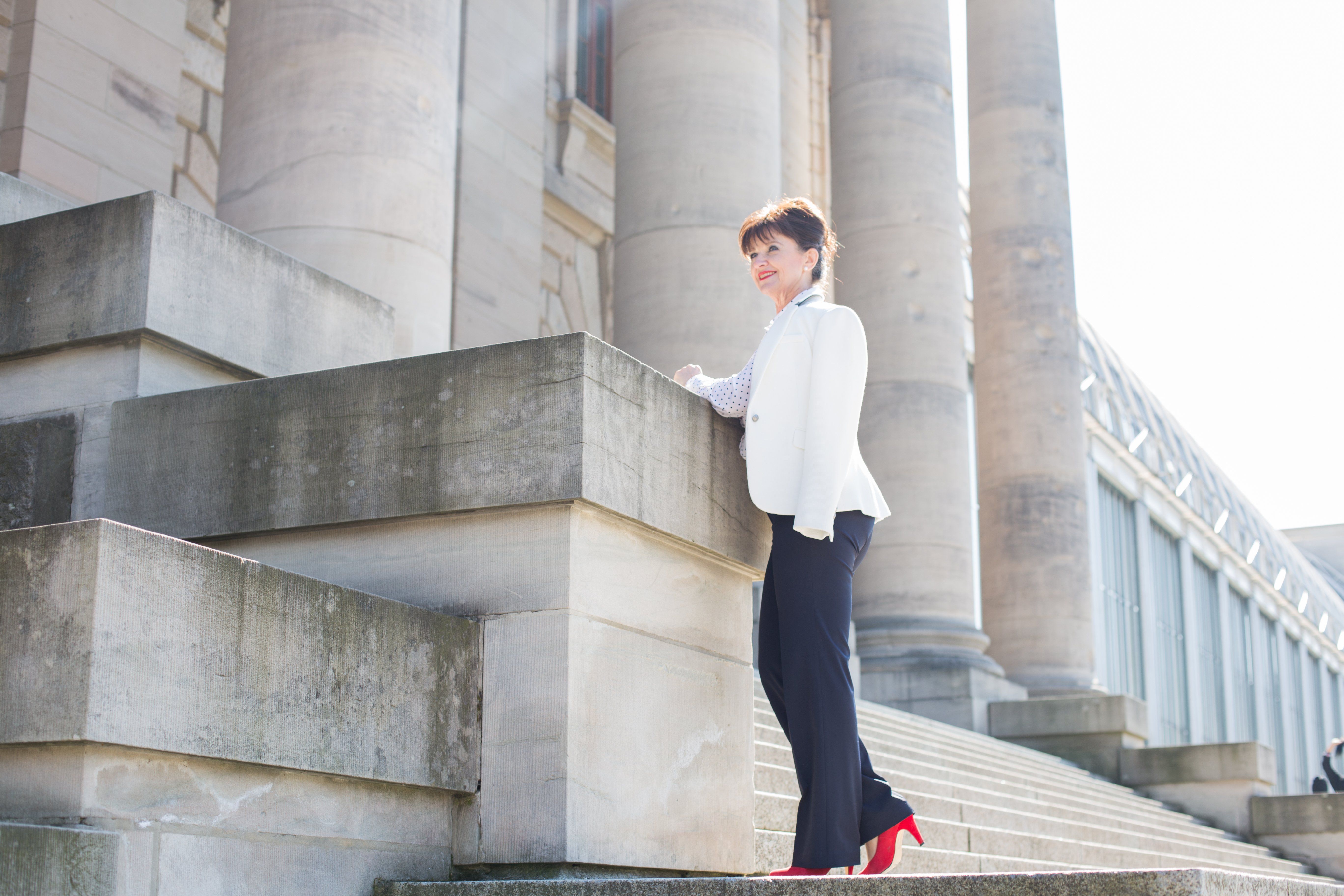 Business Look weißer Blazer - 2