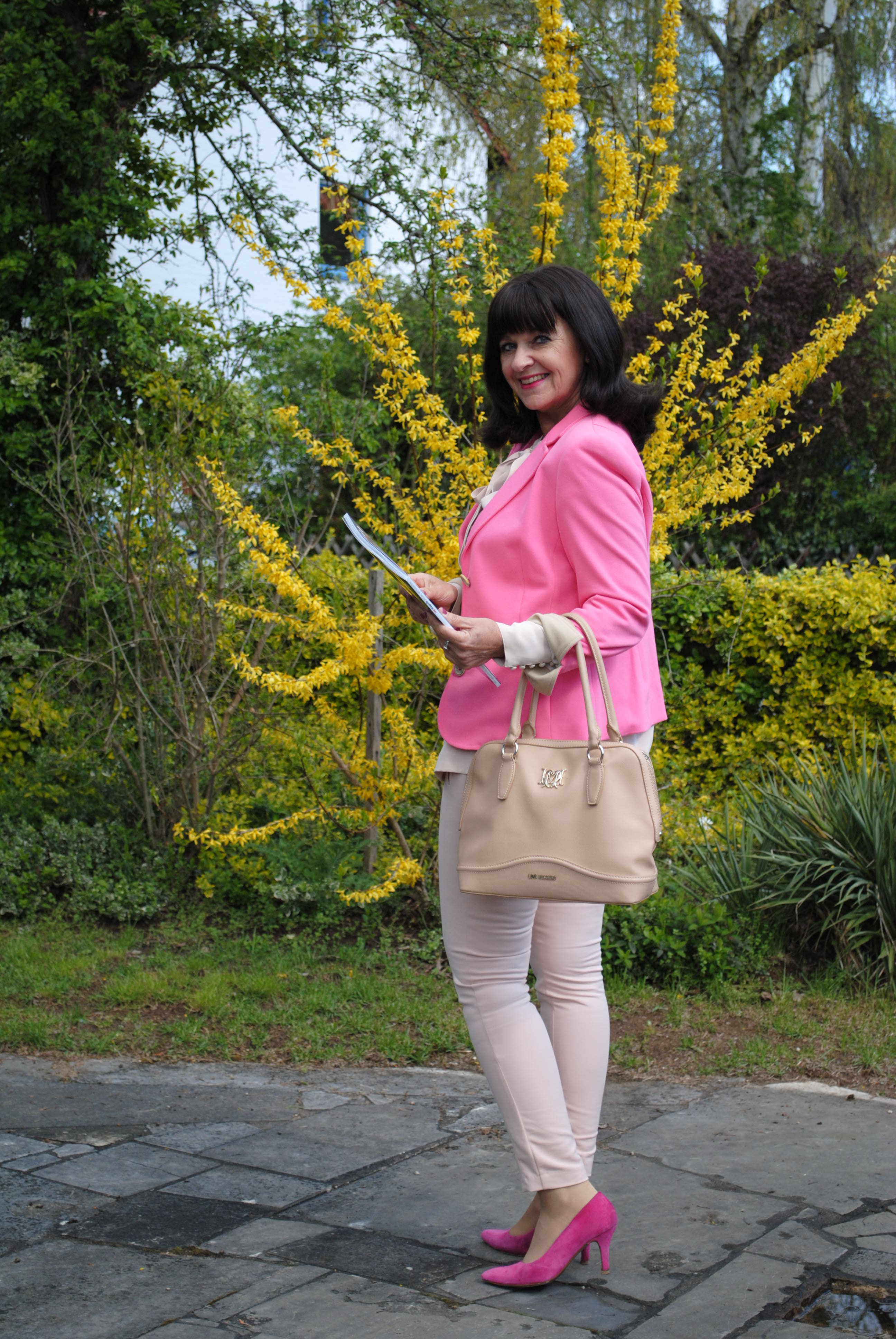 Monochromer Look in rose