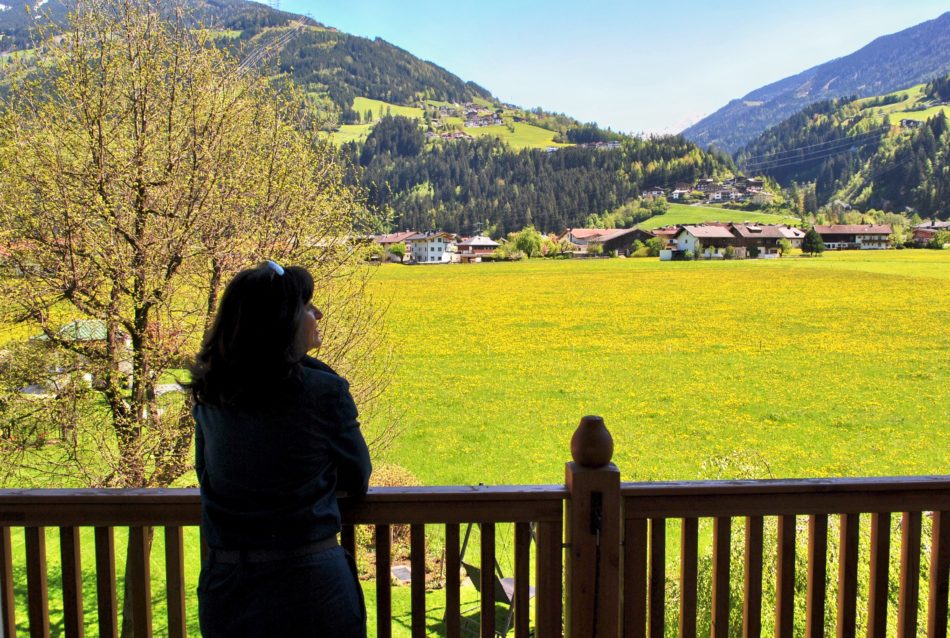 Zillertal 2016 - Ausblick aus dem Zimmer