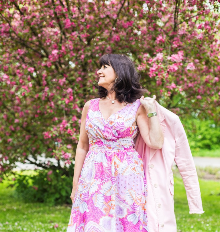 Pretty in Pink - Kleid mit Mantel