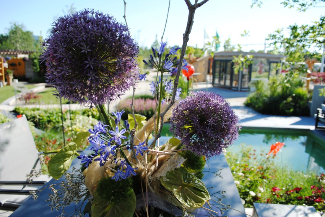 Gartenschau Blumenstrauß