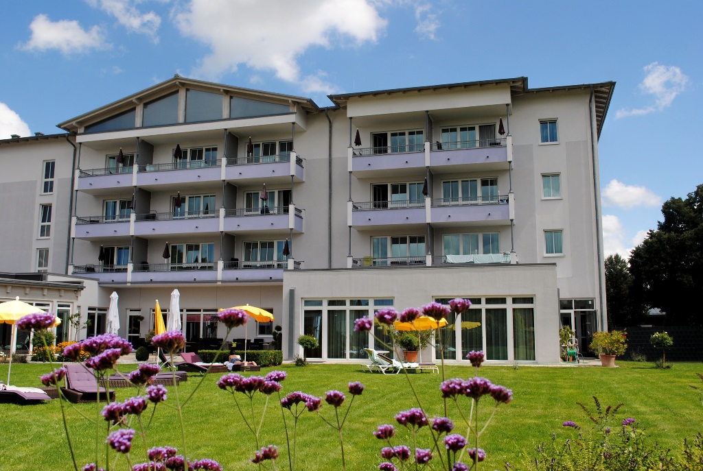 Rückseite des Hotels