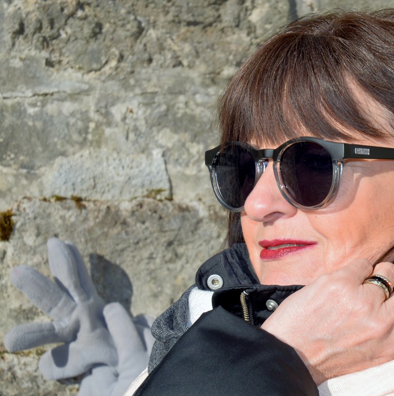 Sonnenbrille im Winter