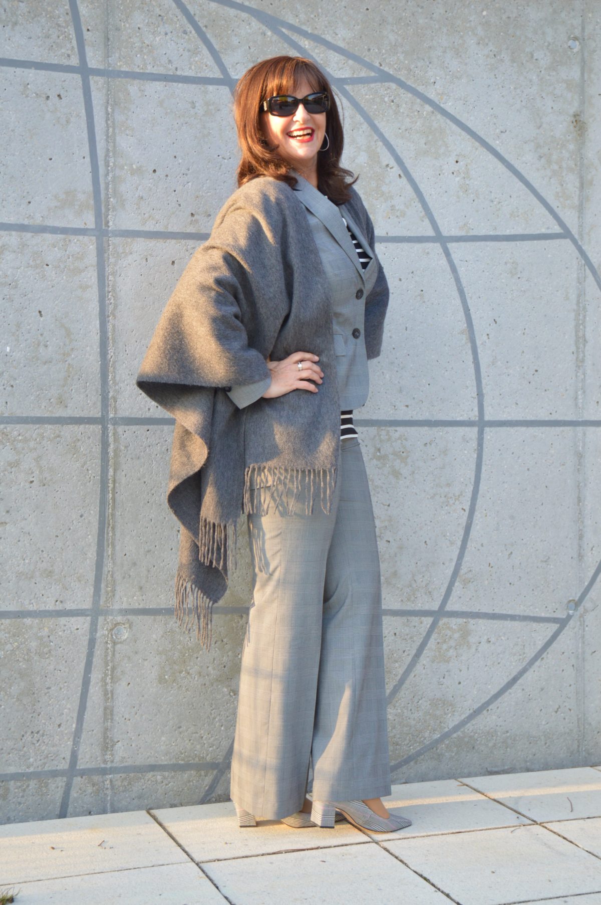 Business Look mit Glencheck