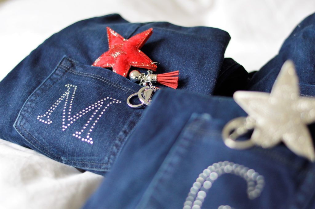 Jeans personalisiert mit M