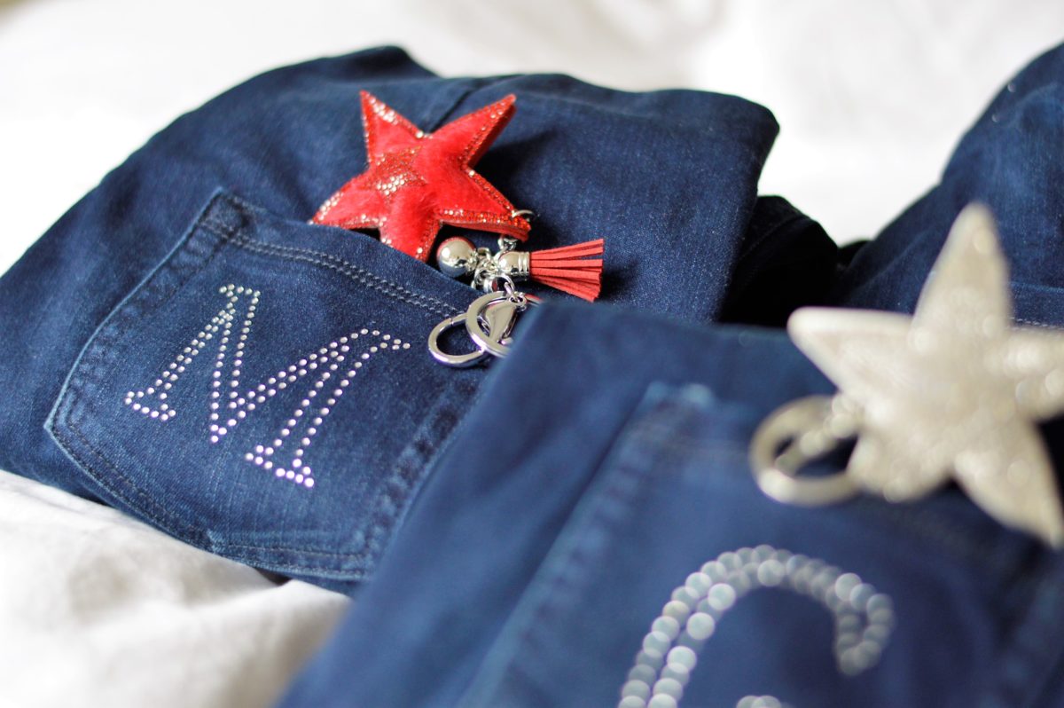 Jeans personalisiert mit M
