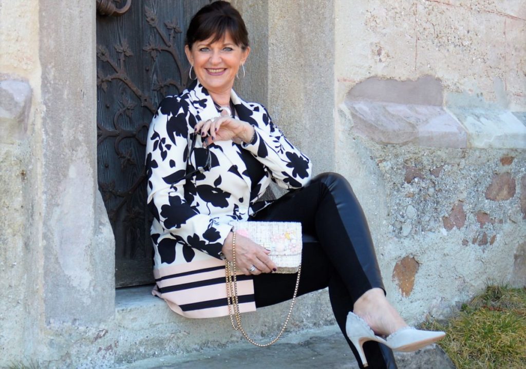 Heine Blazer mit Blumenprint