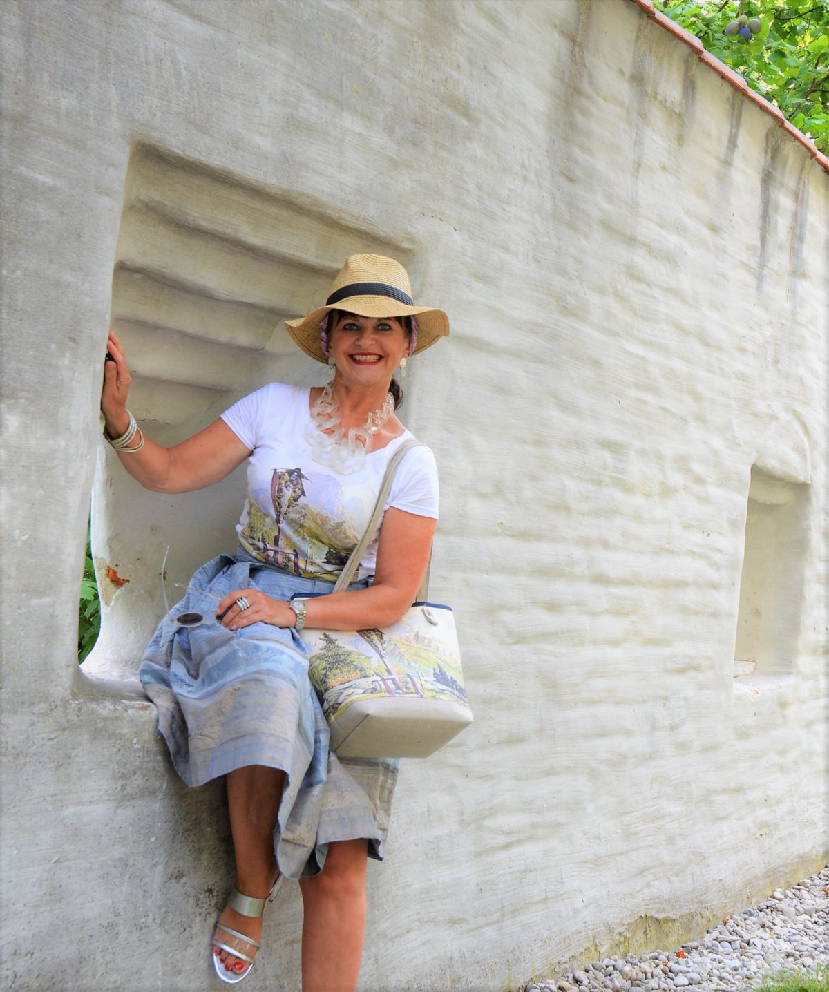 Trachtenrock in blau