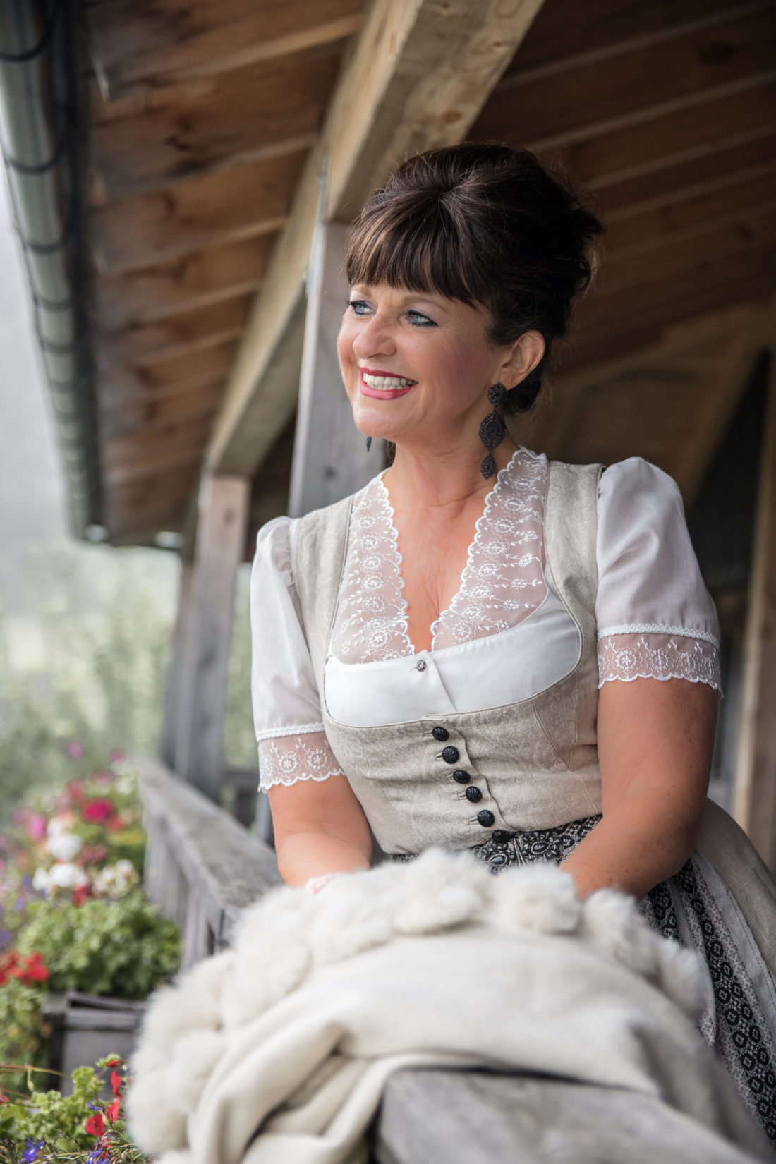 Dirndl Oberteil Spitze