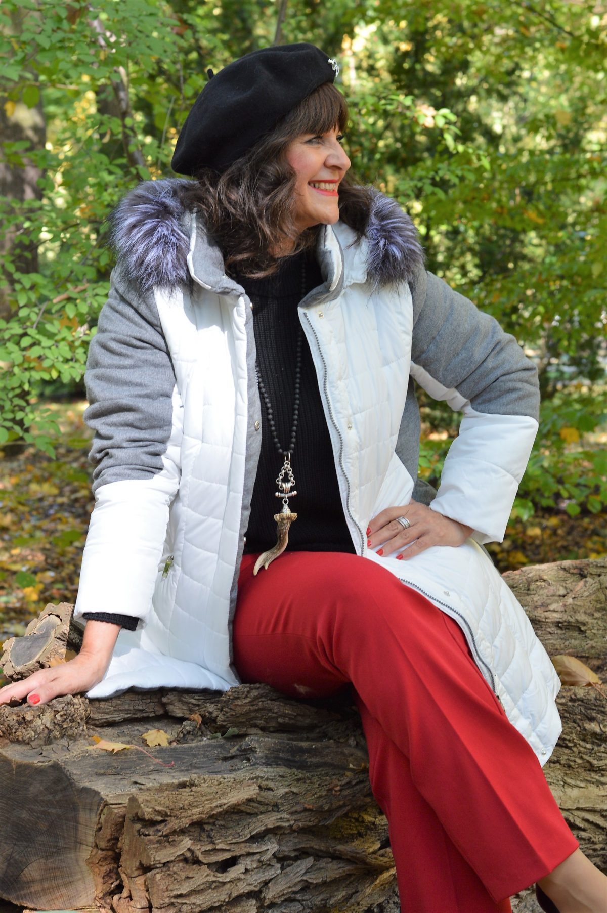 Mona Jacke im Herbst