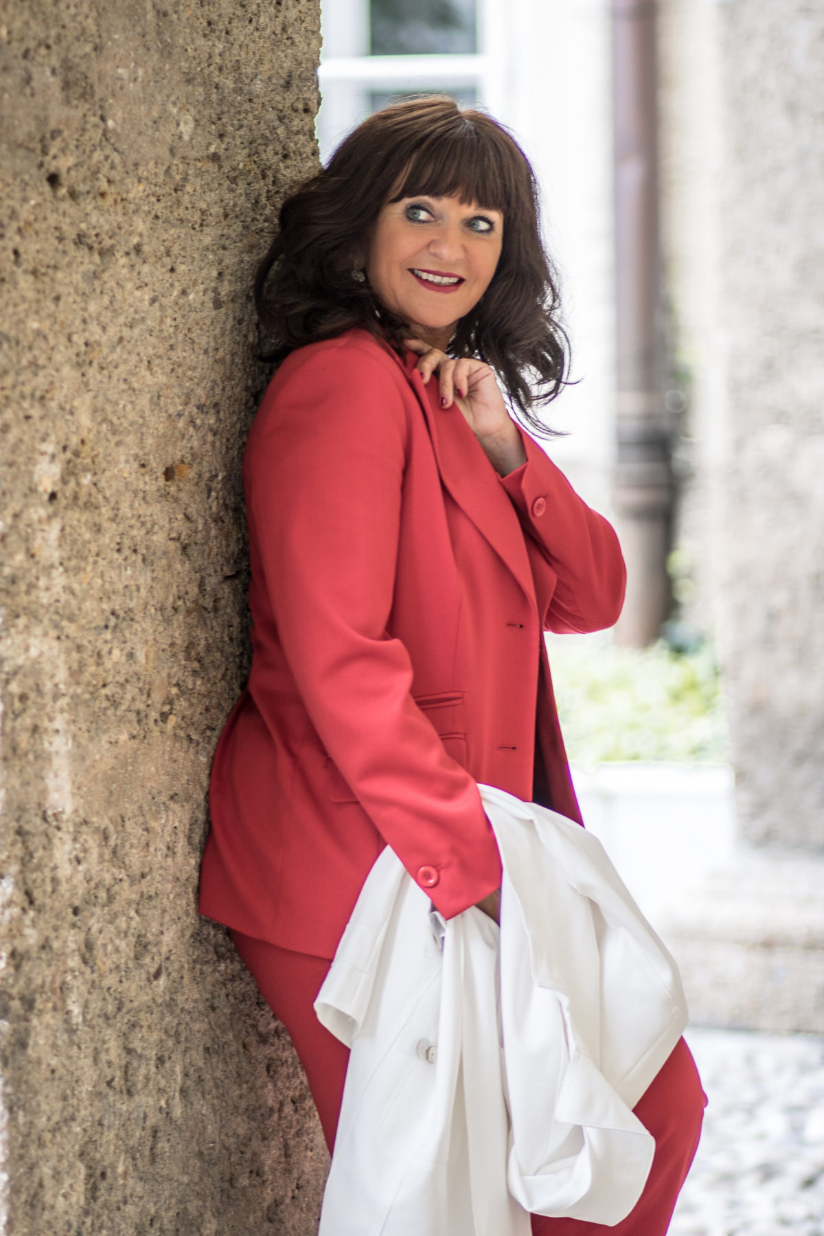 Hosenanzug Madeleine in Rot