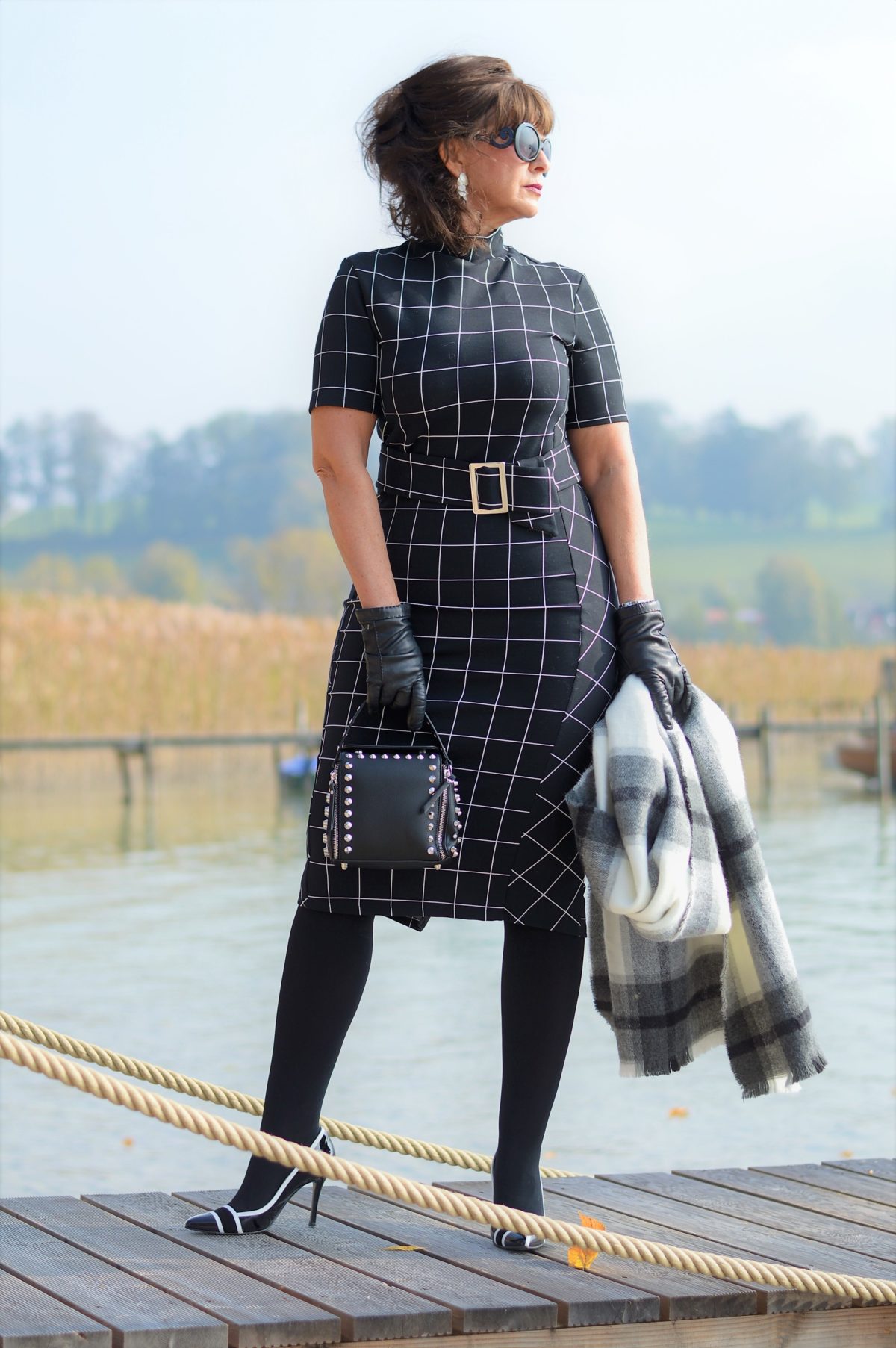 Karomuster femininer Look