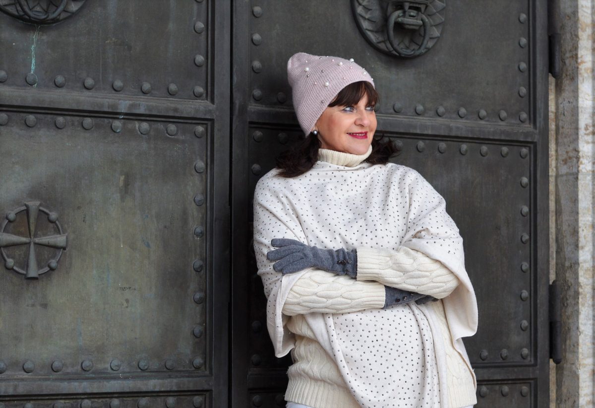 im Winter weiss mit Cape