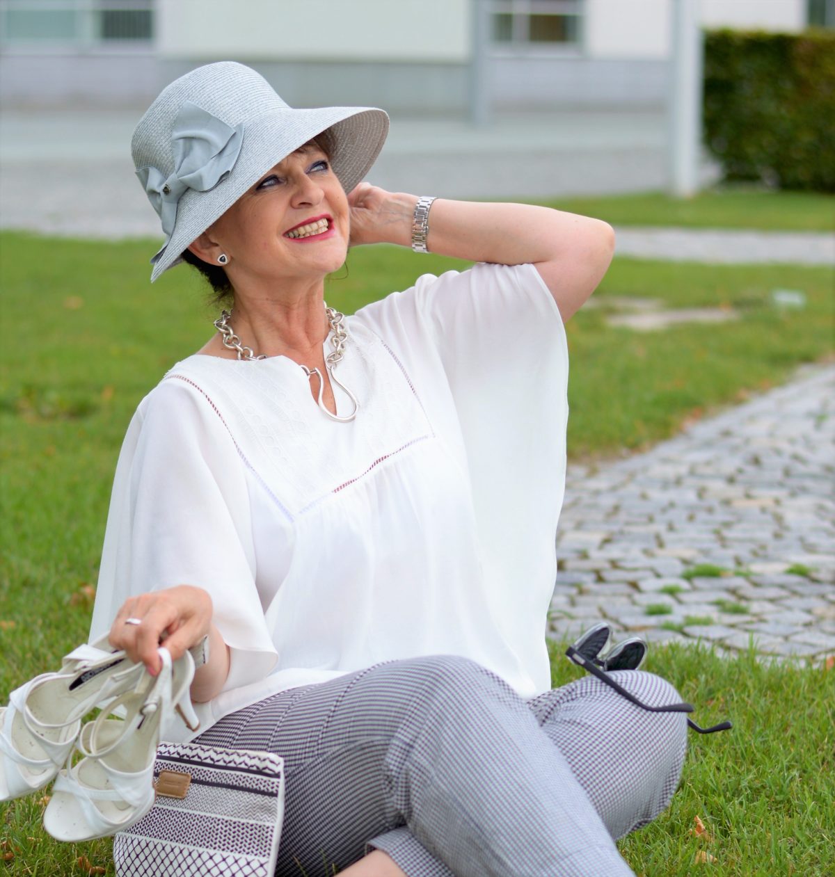 Airfield Bluse mit Hut