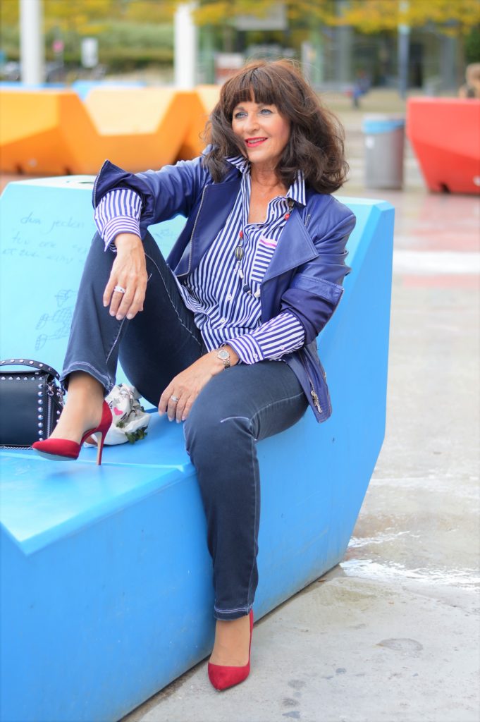 7 Looks für 7 Tage mit Lederjacke