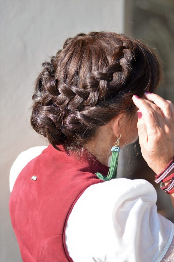 Flechtfrisur