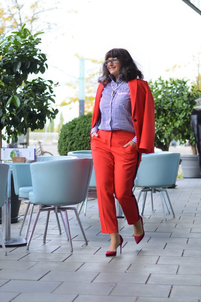 Gestreifte Eterna Bluse