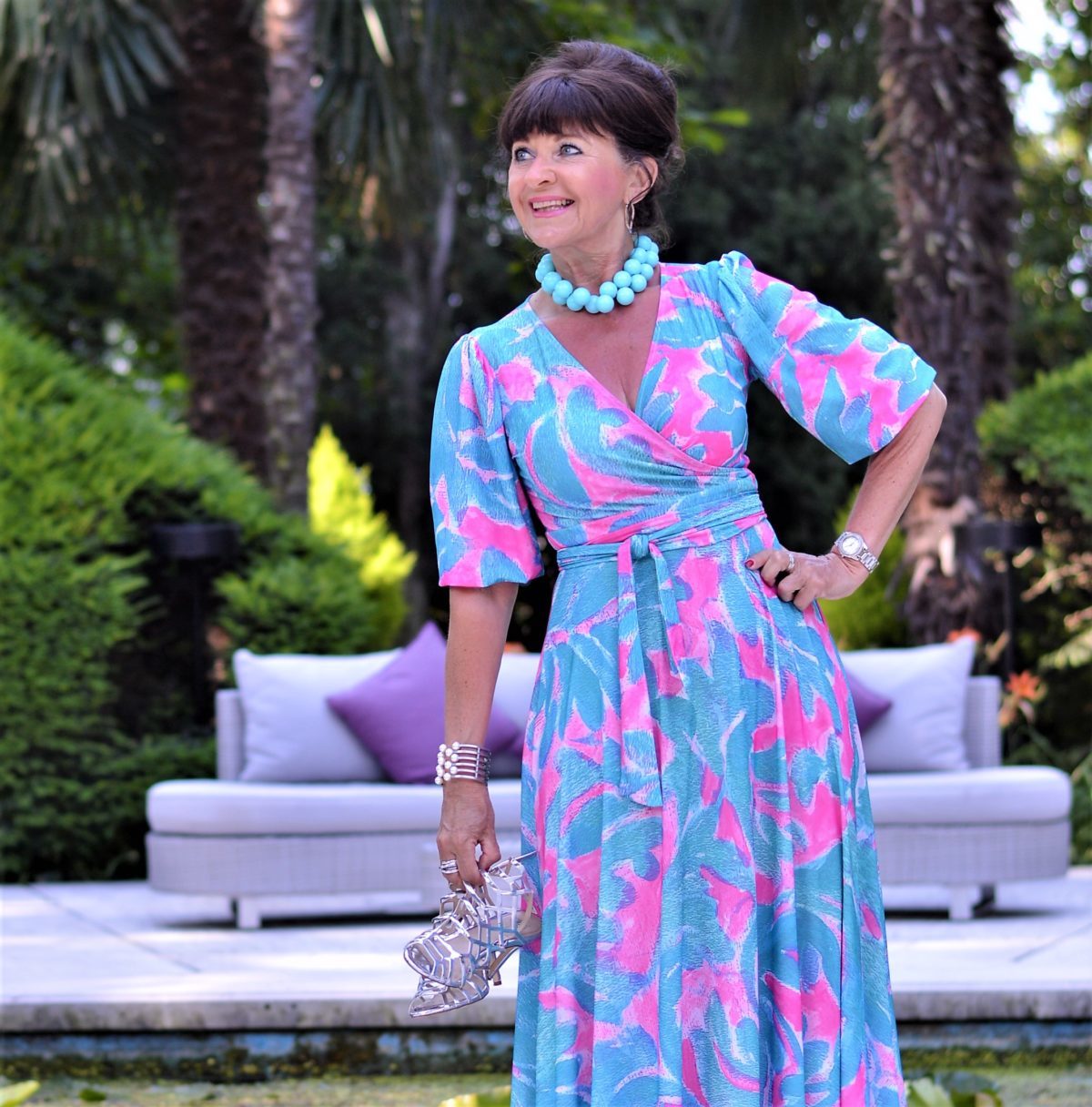 Das perfekte Sommerkleid in türkis aus Meran