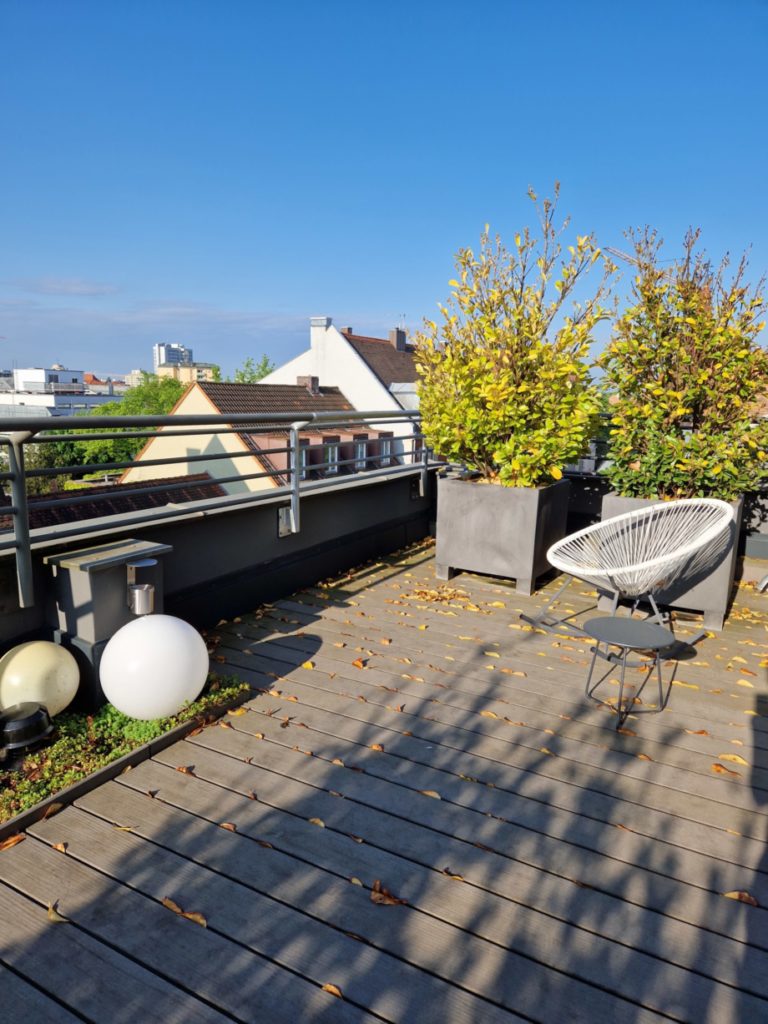 Dachterrasse Zeitwohnhaus