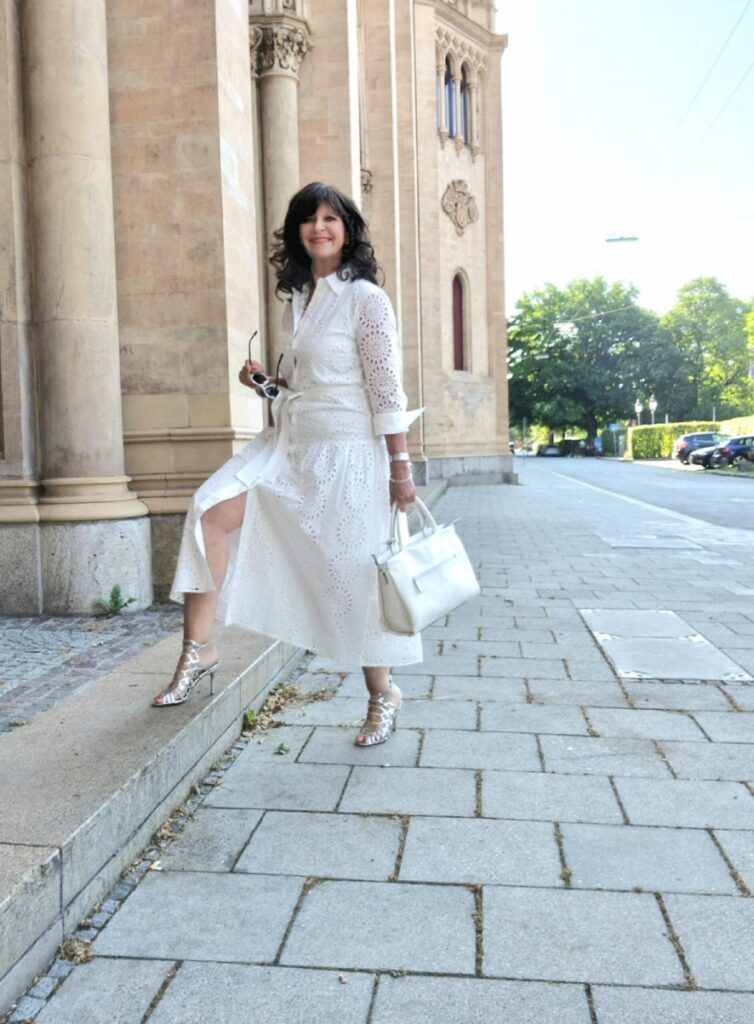 Weisses Sommerkleid