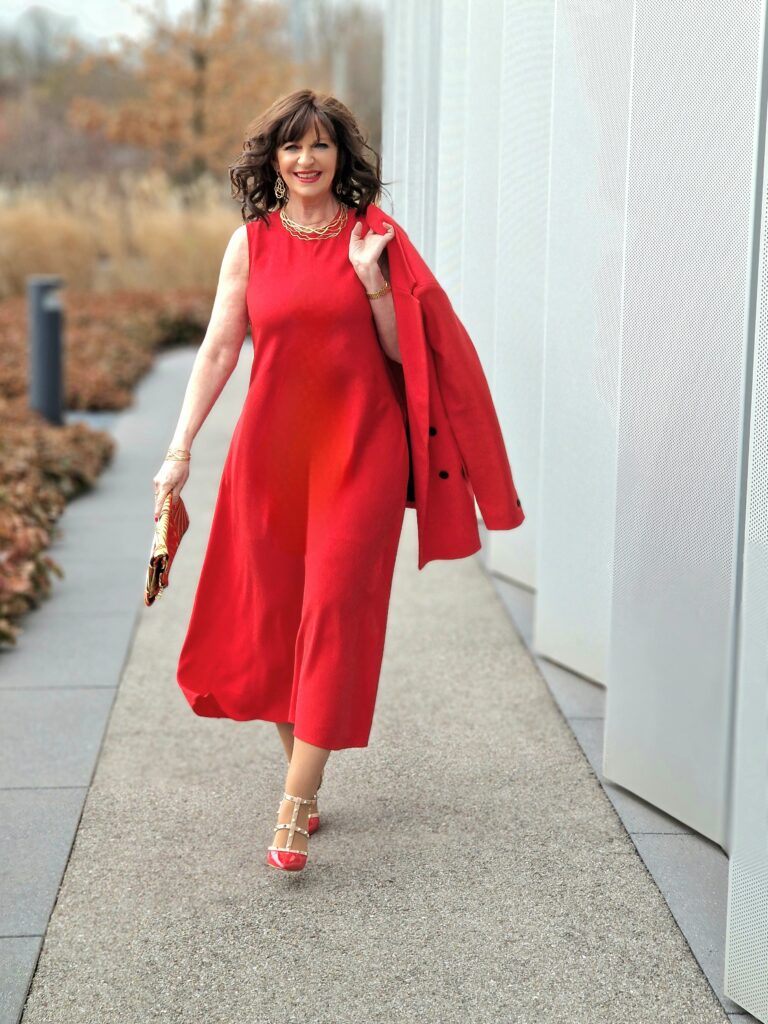 Rot der Modetrend 2024