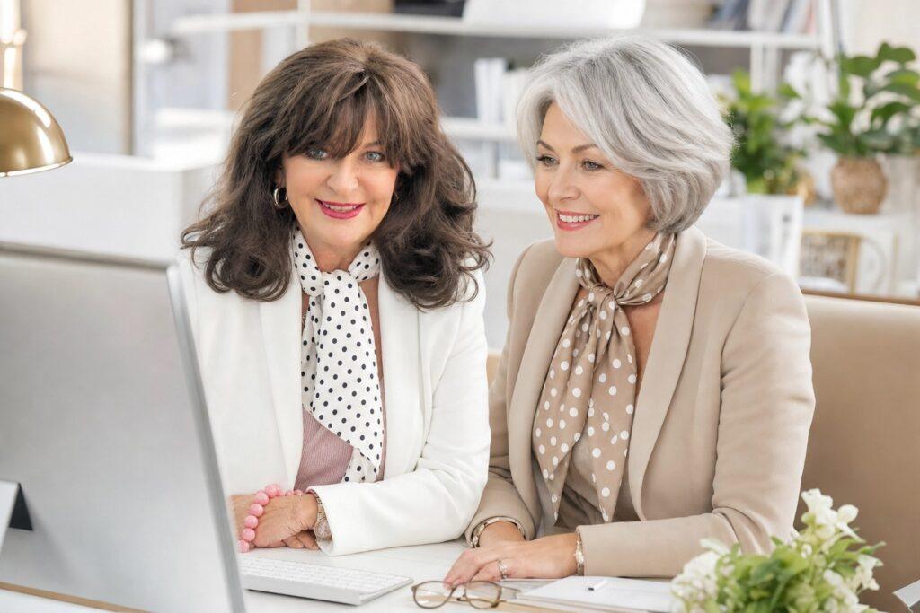 Style Club Lady 50plus - Tücher binden und Styling Tipps